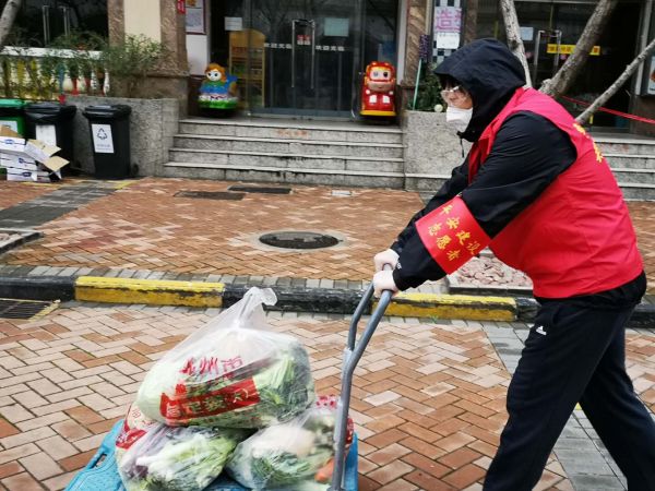 #冯晓河#他是居民移动的“菜篮子”，每天用小推车送菜500公斤