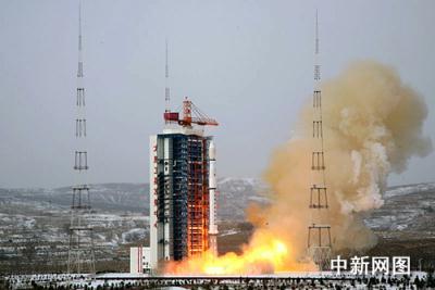 China sent into space a remote-sensing satellite "Yaogan VIII" from the Taiyuan Satellite Launch Center Tuesday morning, according to the center. 