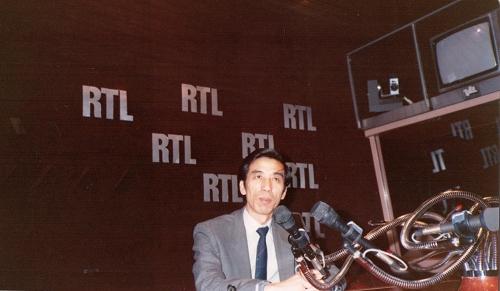 1986年巴黎RTL播音室