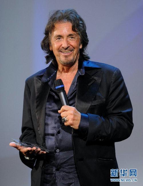 艾尔·帕西诺获威尼斯电影节电影制作人荣誉