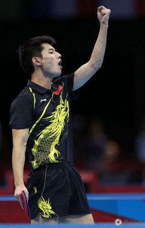 Zhang Jike pasa a octavos de final