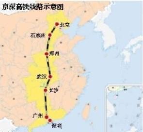 到深圳高铁年底将全线通车(图)