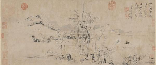 倪瓒山水画：画家之洁癖__中国网络电视台