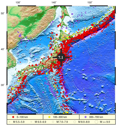 日本地震|自然资源部海啸预警中心:日本本州东岸近海海域地震没有监测到海啸