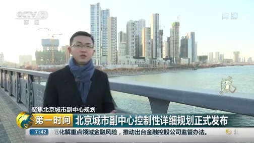 [第一时间]聚焦北京城市副中心规划 北京城市副中心控制性详细规划正式发布_CCTV节目官网-CCTV-2_央视网(cctv.com)