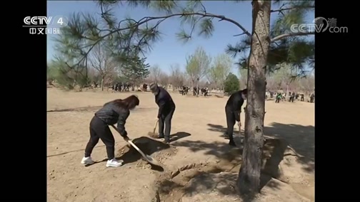 [中国新闻]习近平在参加首都义务植树活动时强调 牢固树立绿水青山就是金山银山理念 打造青山常在绿水长流空气常新美丽中国CCTV节目官网CCTV4央...