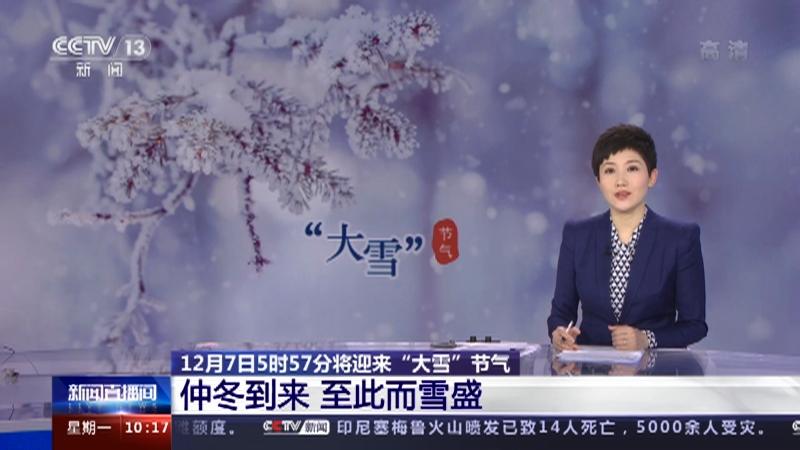 [新闻直播间]12月7日5时57分将迎来“大雪”节气 仲冬到来 至此而雪盛_CCTV节目官网-CCTV-13_央视网(cctv.com)