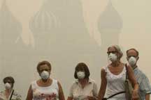 Thick smog engulfs Moscow 