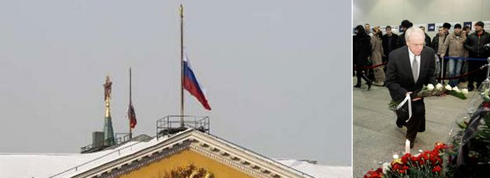 Russia mourns airport attack victims