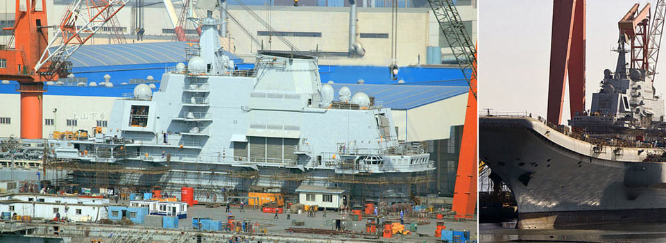 China is refiting aircraft carrier Varyag