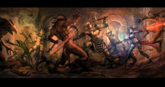 <em>火女</em>俯身献大波《<em>dota</em>》画师笔下精美艺术图