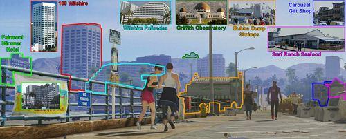 狂热Fans用谷歌地图还原《GTA5》中现实场景