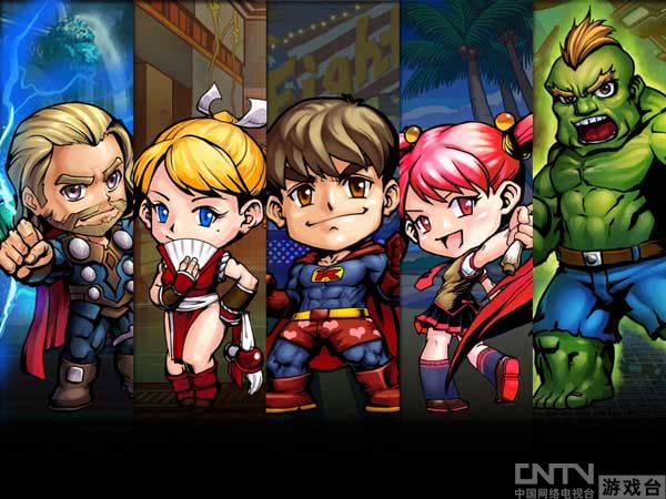 【全球首发】 动漫明星pk游戏《q英雄》 明日