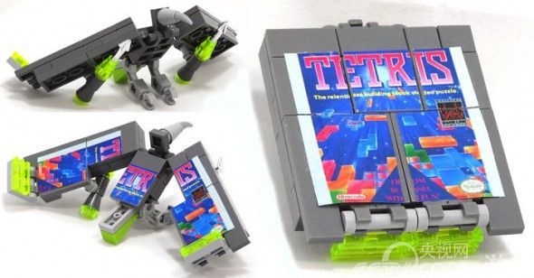 国外高人用乐高将Gameboy掌机变身变形金刚