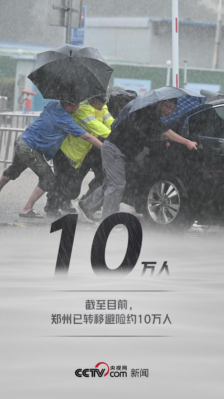 8组数据直击河南暴雨救援现场 河南,中!