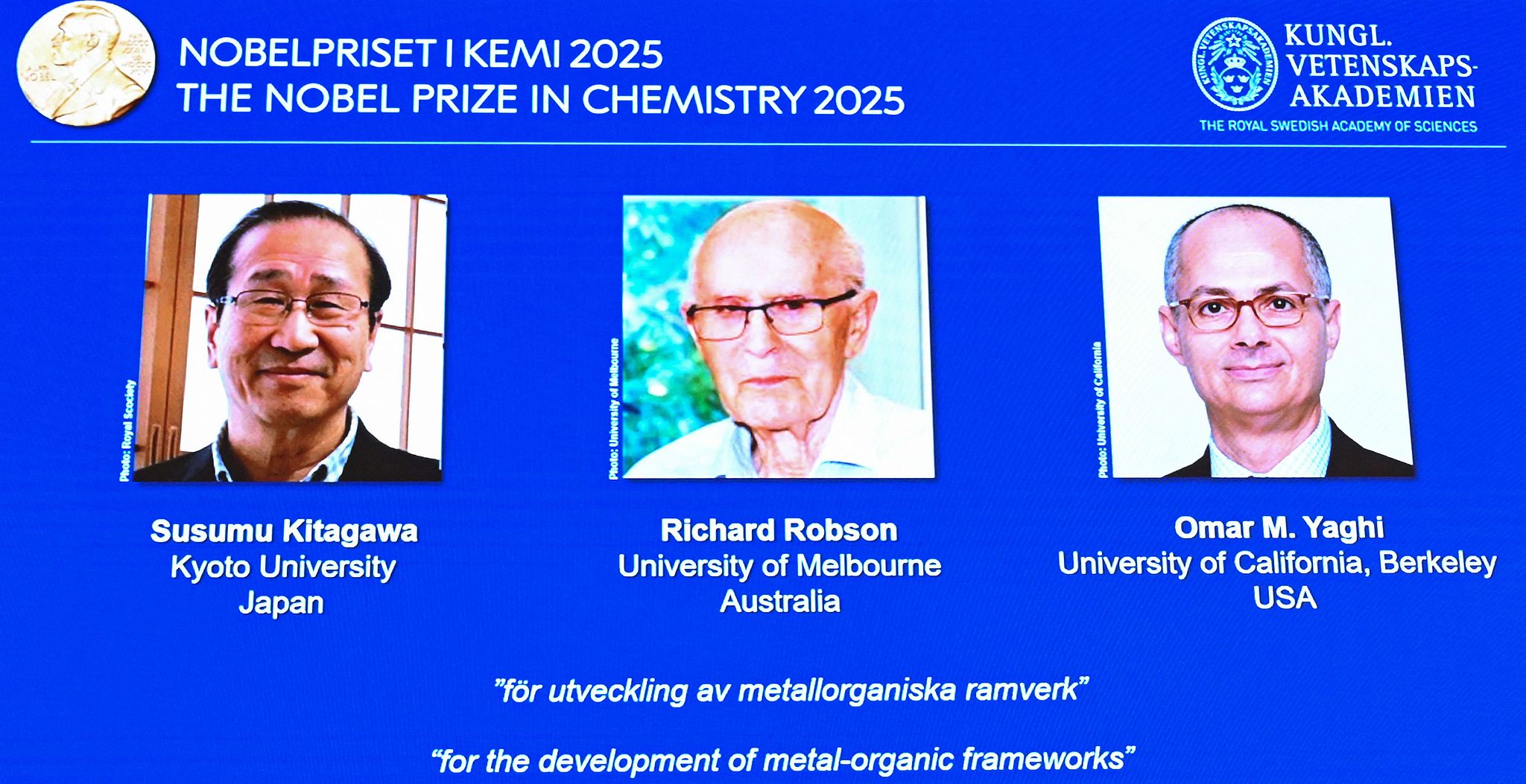 Nobel Prize in Chemistry: Unlocking a universe in a cube
