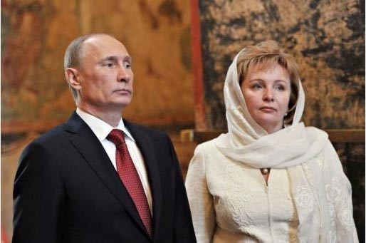 俄罗斯总统普京与夫人柳德米拉