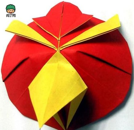 手工折纸动物详解 愤怒的小鸟折纸方法