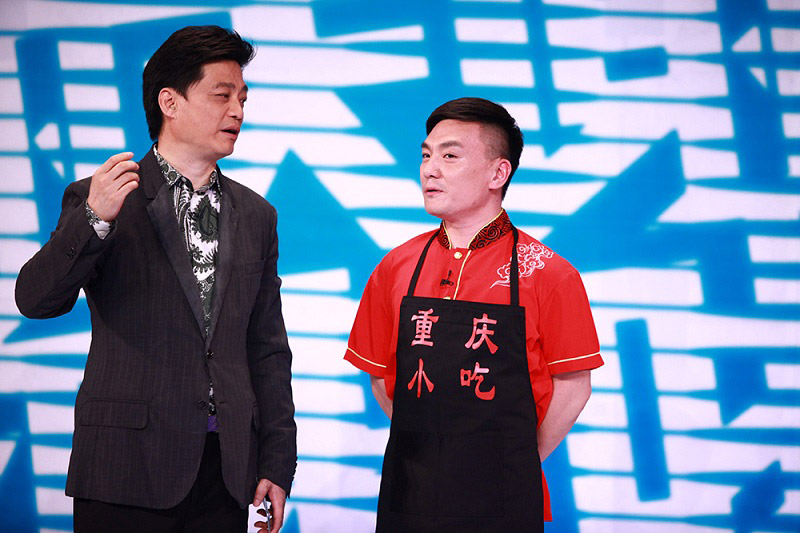图：费振翔在参加《谢天谢地你来啦》节目中表示，他已经力邀好友郭京飞来央视挑战即兴表演。