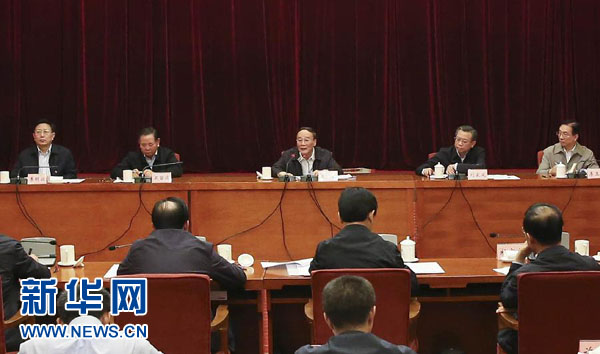 　　9月25日，王岐山参加黑龙江省委领导班子专题民主生活会。新华社记者 丁林 摄