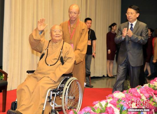 星云大师一笔字墨宝首度在上海展出(组图)_新