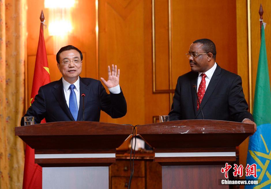 Primer ministro chino se reúne con su homólogo etíope