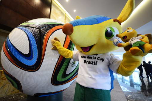 Символом ЧМ-2014 по футболу в Бразилии стал исчезающий вид броненосца 