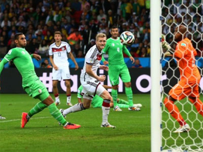 世界杯1\/8决赛:加时赛激战 德国2-1阿尔及利亚