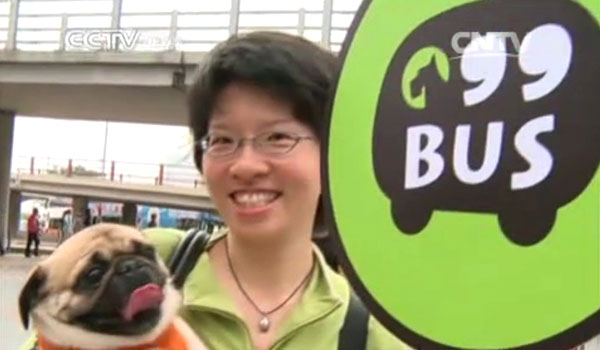 A pet bus service has been launched in Hong Kong, allowing pet owners to take their beloved four-footed friends out on trips around the city.
