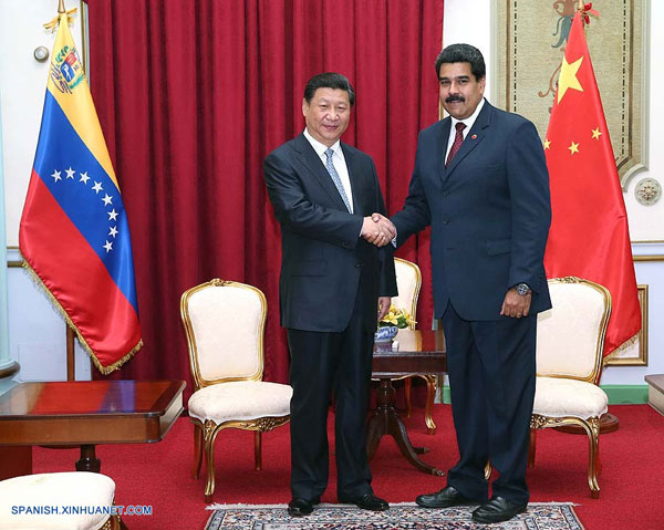 Presidente chino se reúne con contraparte venezolano para analizar lazos bilaterales