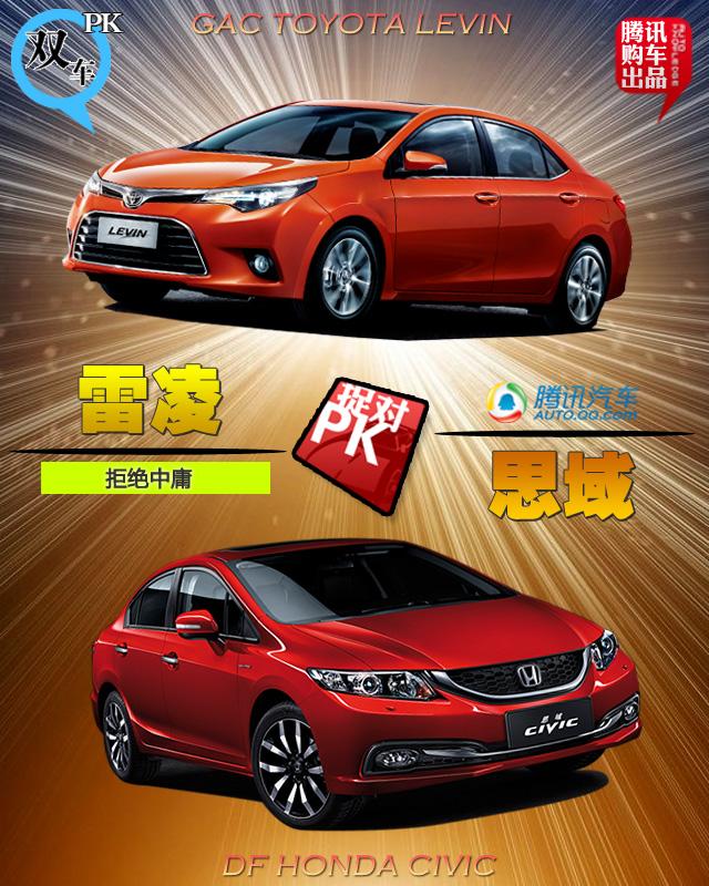 广汽丰田雷凌对比东风本田思域 拒绝中庸_汽车