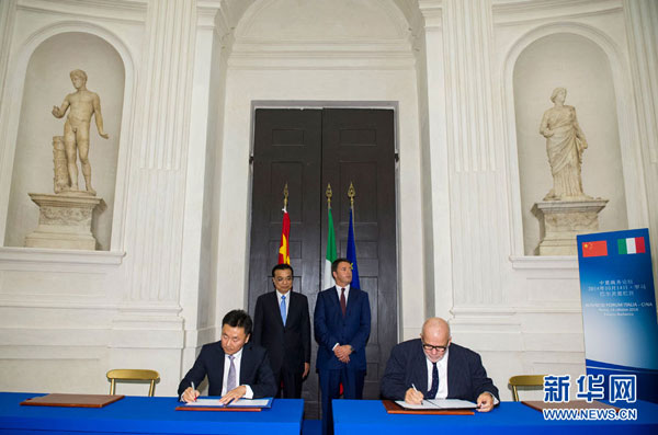 China e Italia firmarán cerca de 20 acuerdos