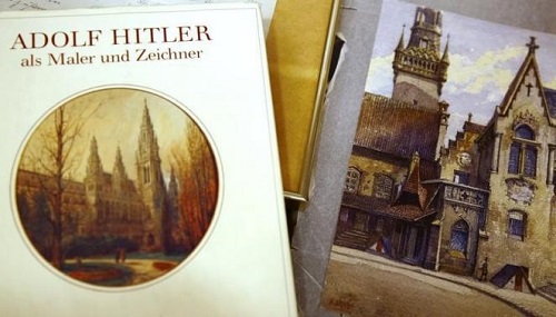 希特勒所作水彩画拍出13万欧元买家来自中东（图）