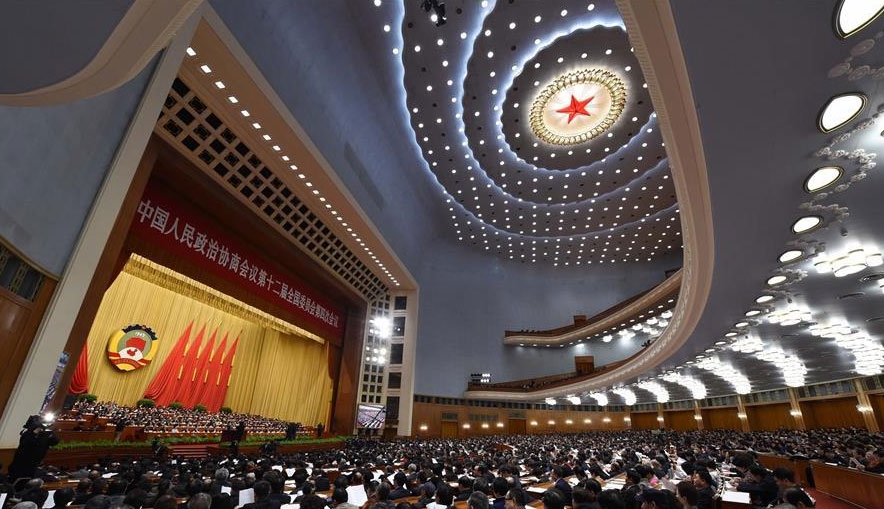   3月10日，全国政协十二届四次会议在北京人民大会堂举行第二次全体会议。