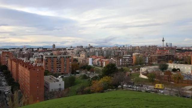 深秋的马德里。