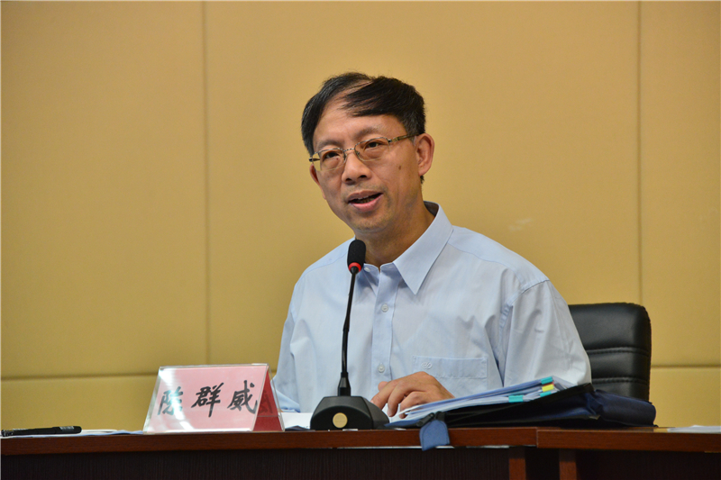 中央组织部党员教育中心副主任陈群威同志作开班动员