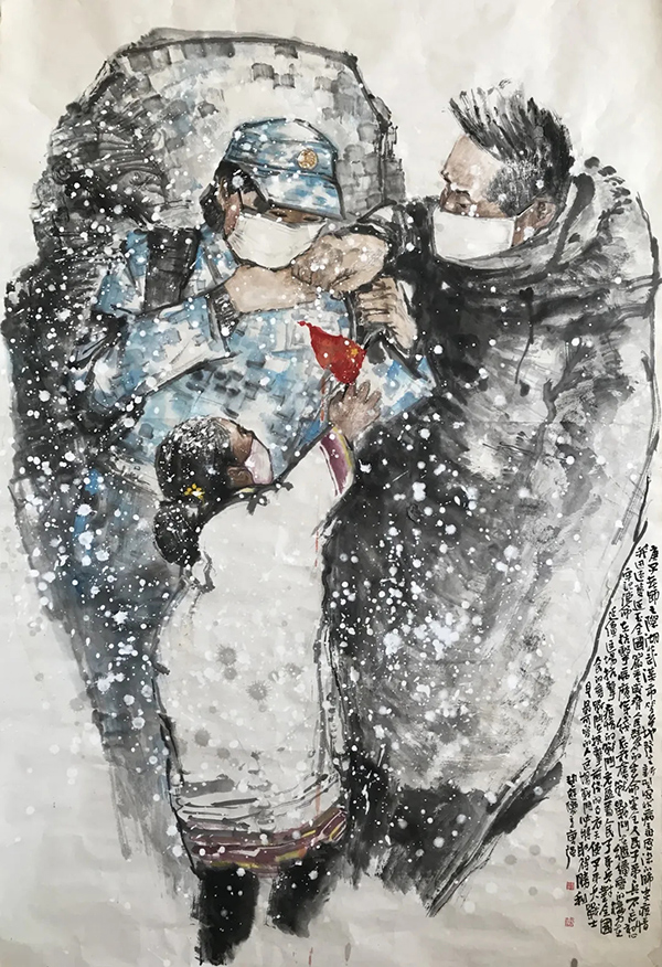 召必至战必胜彰显军人英雄本色的美术作品