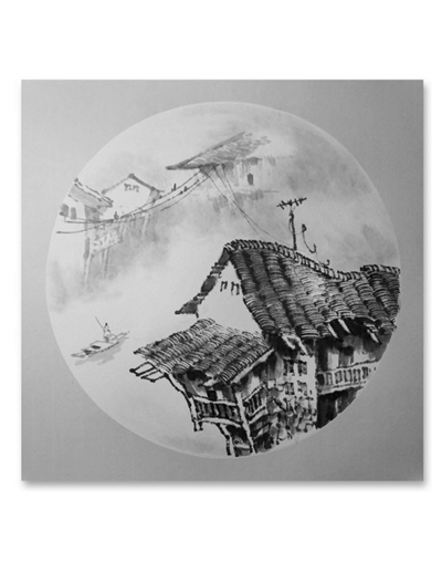 人生感悟男子一根手指作画9年 轻生女孩买画当精神支柱