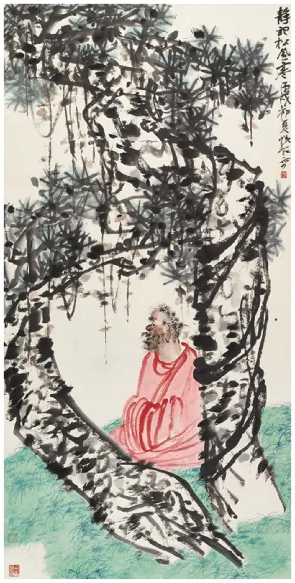 《静听松风寒》248x124cm