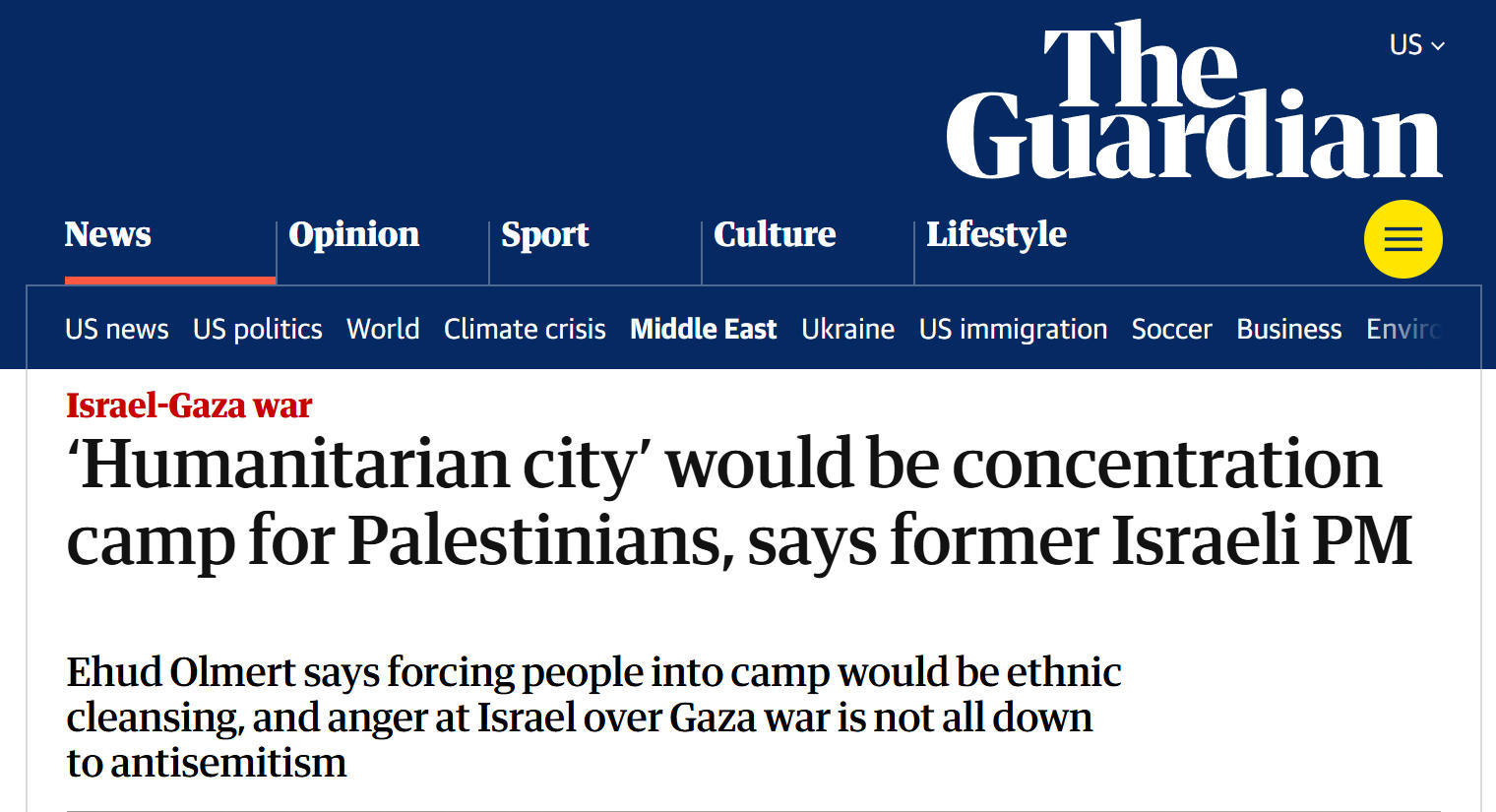 卫报》报道截图