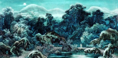 ⑤汉宫秋月(局部) 钟莲生