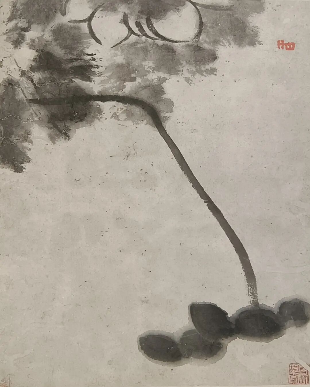 杂画十二开之八 八大山人 中国画 25×20.9cm 清代 广州艺术博物院藏