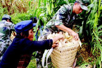 贵州预师一团服务地方经济建设美丽乡村