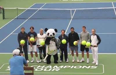 Tennis:&nbsp;les&nbsp;champions&nbsp;d'hier&nbsp;se&nbsp;réunissent&nbsp;au&nbsp;Sichuan