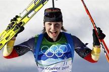 Magdalena Neuner remporte sa 2ème médaille d´or