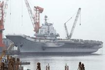 Report: China&acute;s first aircraft carrier soon to undergo water test