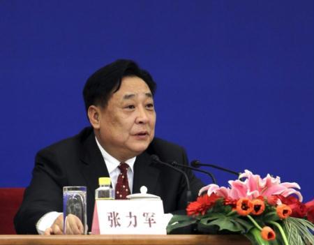 Zhang Lijun, vice minister of environmental protection, made the remarks at a press conference on the sidelines of the annual session of the National People's Congress, the top legislature.