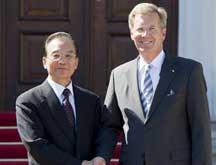 Wen Jiabao termine sa visite en Allemagne