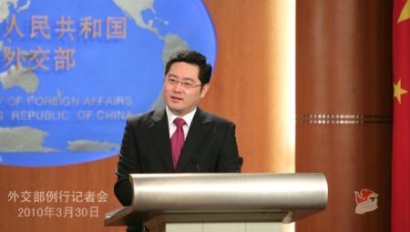Foreign Ministry spokesman Qin Gang, says China values the reaffirmation by the U.S. on its commitment to China on Taiwan and Tibet-related issues. 
