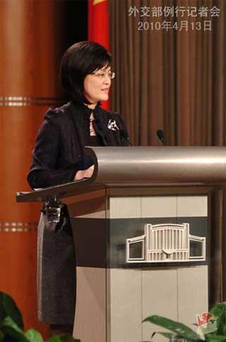 Jiang Yu, FM spokeswoman